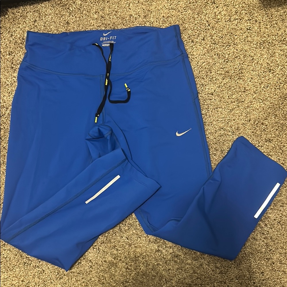 Nike Blue Dri-FIT Leggings size M